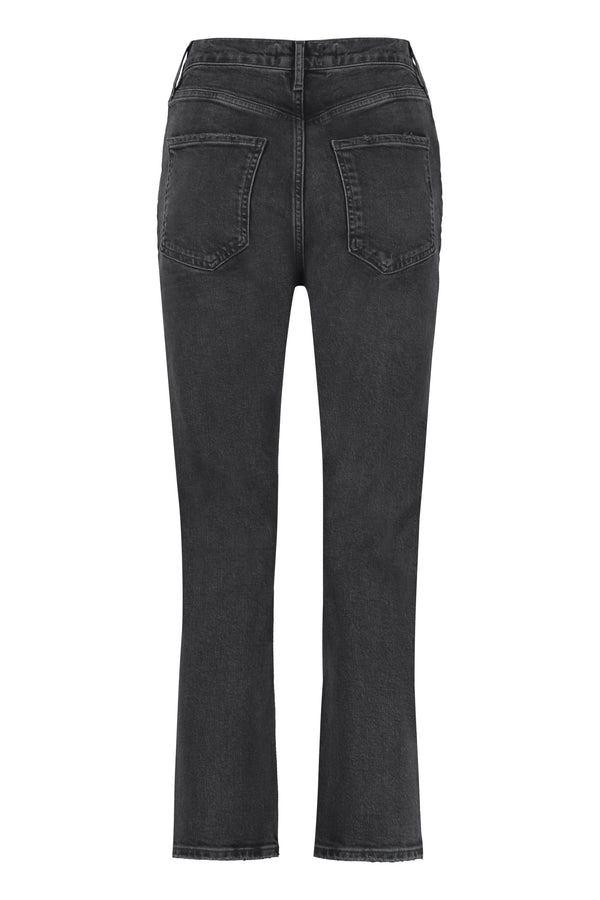 Riley high-rise straight leg jeans-1